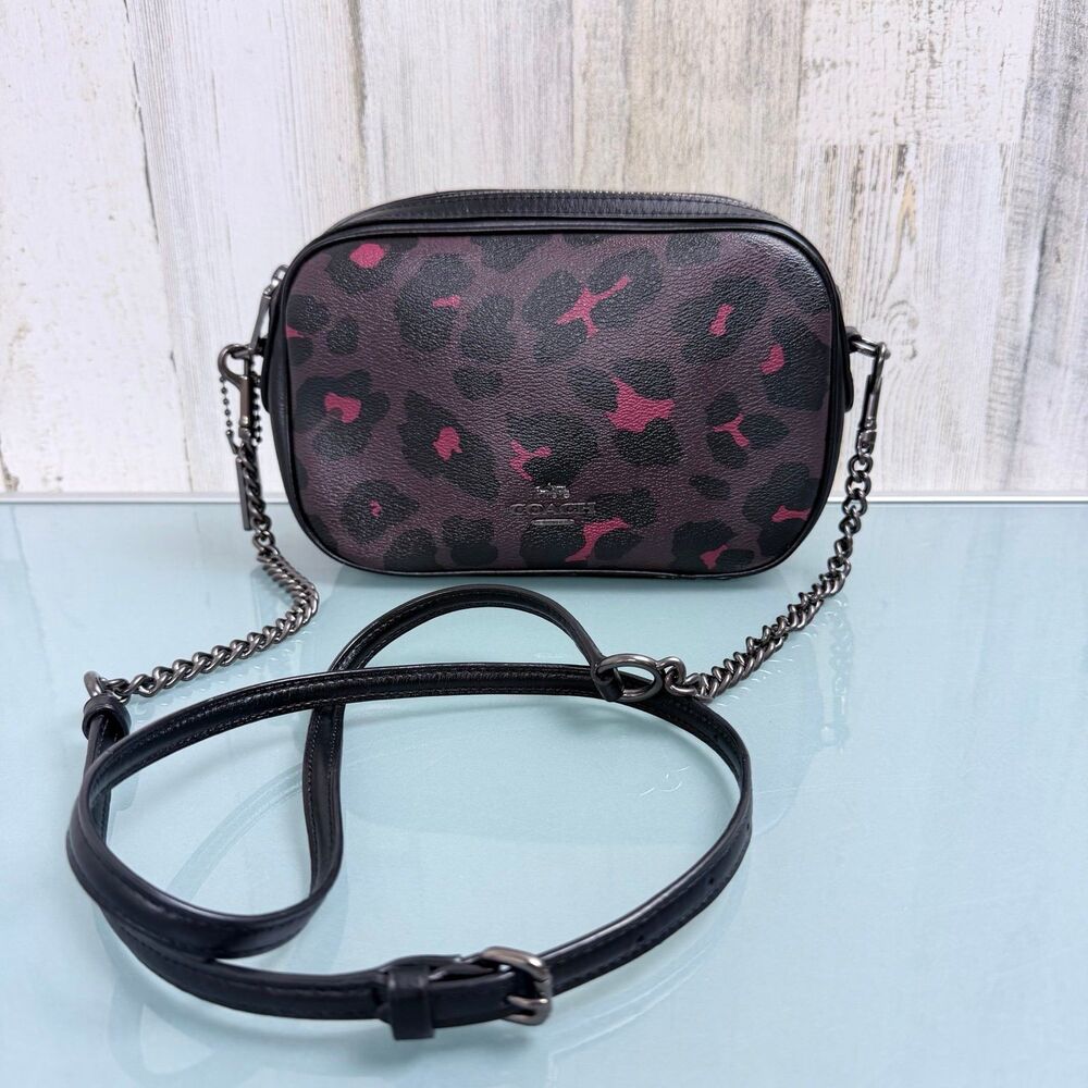 Coach Leopard Print Crossbody Bag